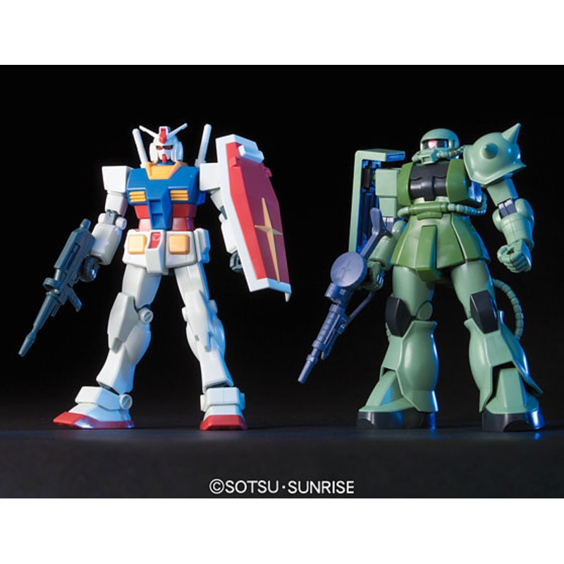 Bandai 1/144 HGUC GUNPLA STARTER SET: GUNDAM VS. ZAKU