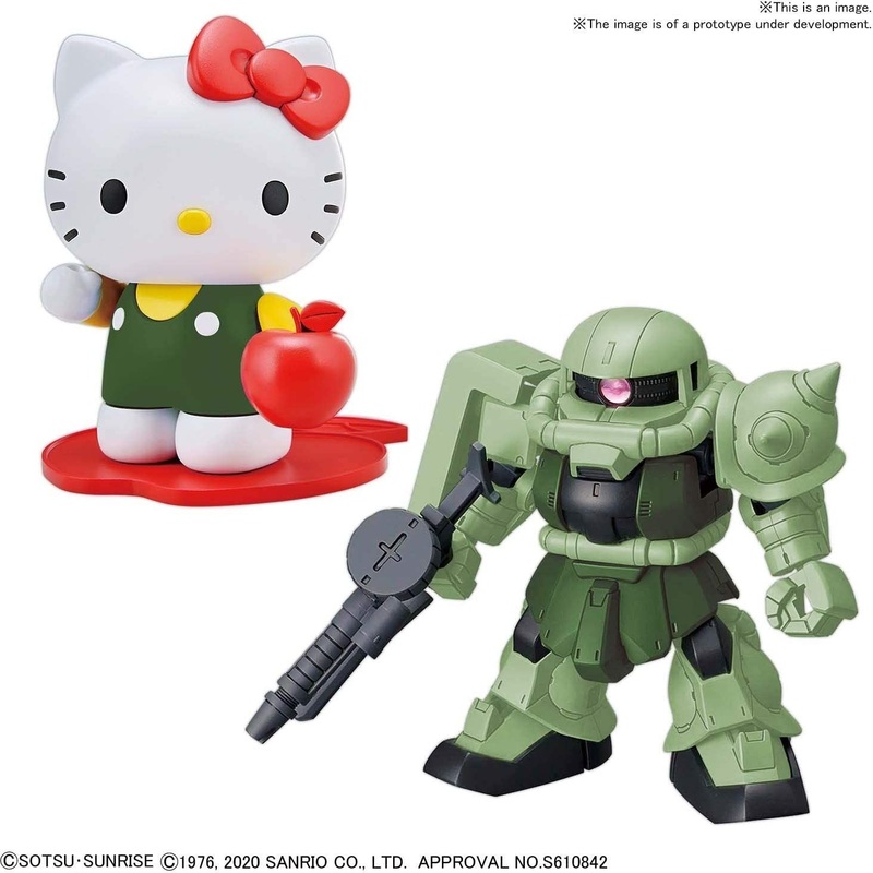 Bandai Hello Kitty/Zaku II [SD Gundam Cross Silhouette]