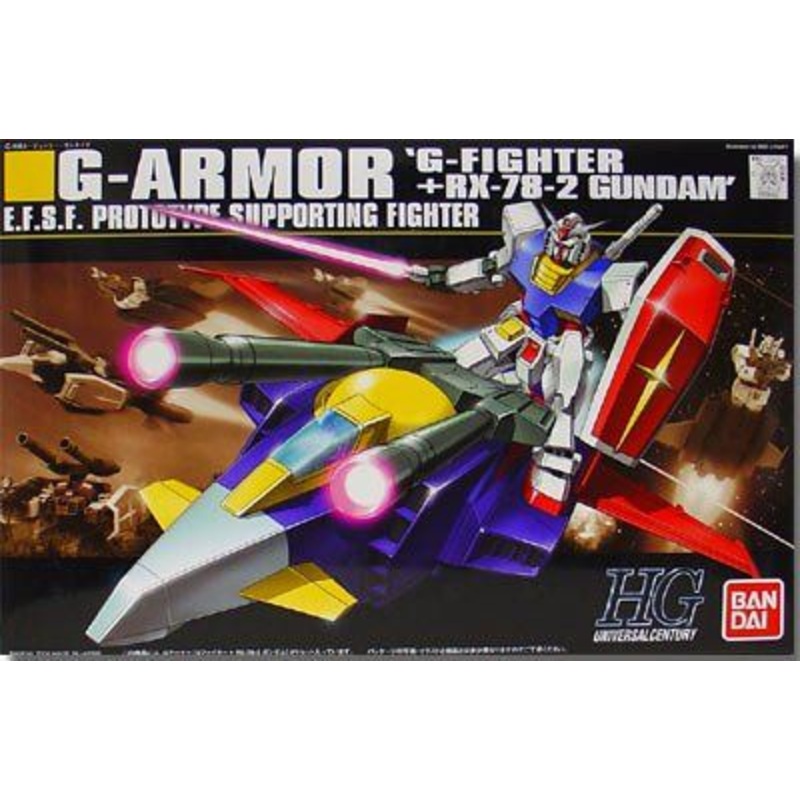 Bandai HGUC 050 G-ARMOR G-FIGHTER + RX-78-2 GUNDAM