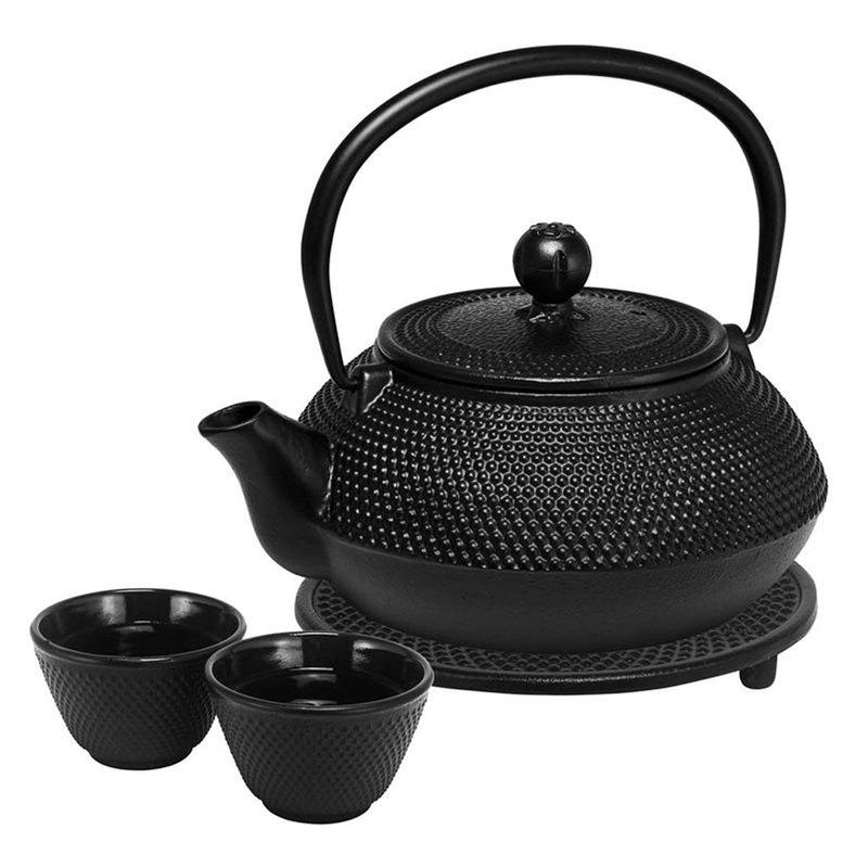 Avanti Hobnail Teapot Set 800 ml (noir)
