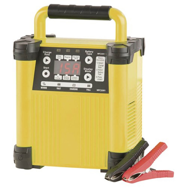 Chargeur de batterie intelligent 6V / 12V / 24V 15A