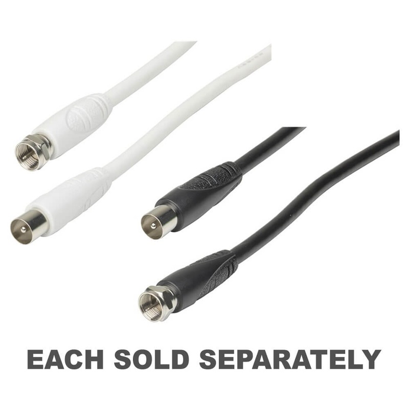 F-Type Pild to TV Cooxial Plug Cable 1,5 m