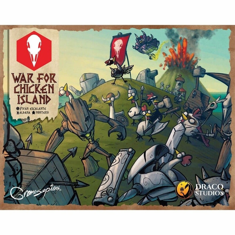 Guerre pour le jeu de socit de poulet