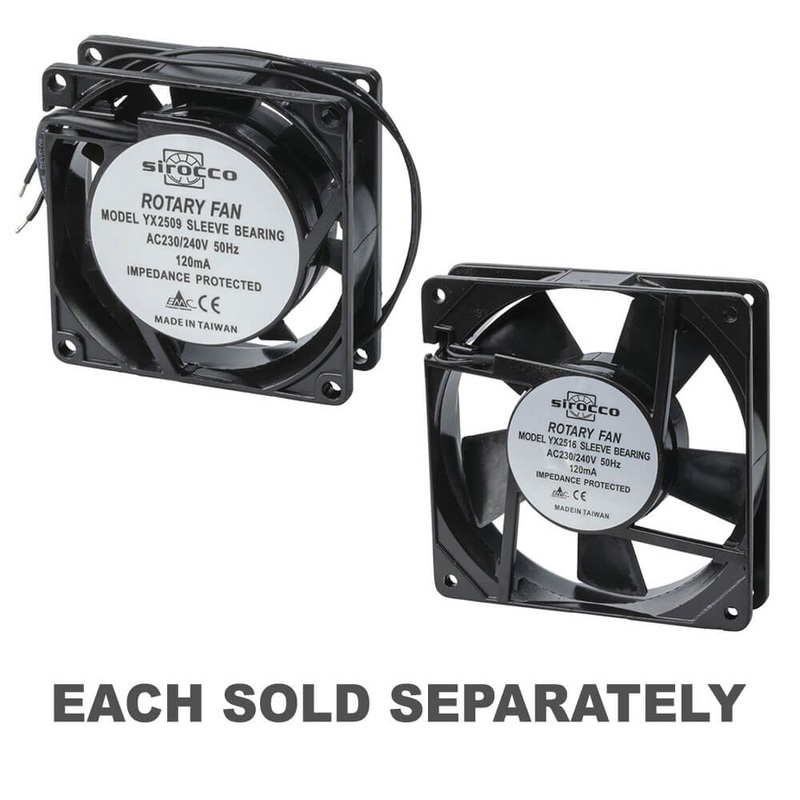 Sirocco Sleeve portant un ventilateur mince (240VAC)